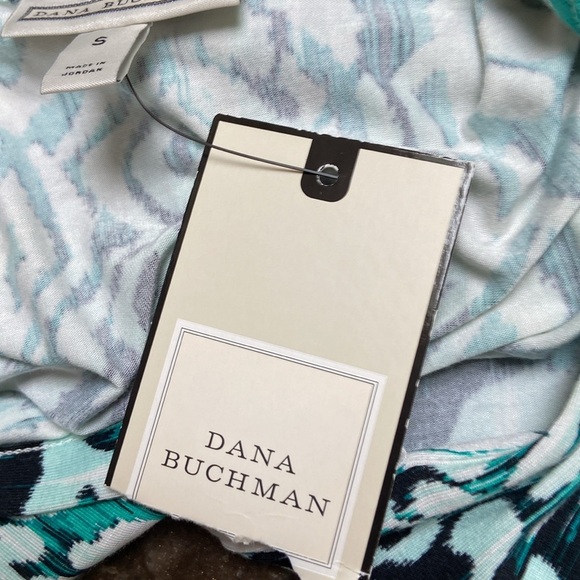 Dana Buchman top green black sz S nwt - Picture 4 of 4